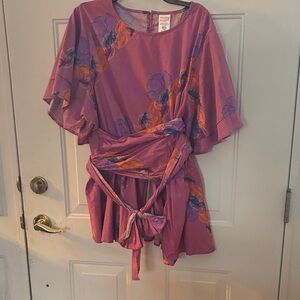 Marvel Disney Black Panther Floral Kimono Top